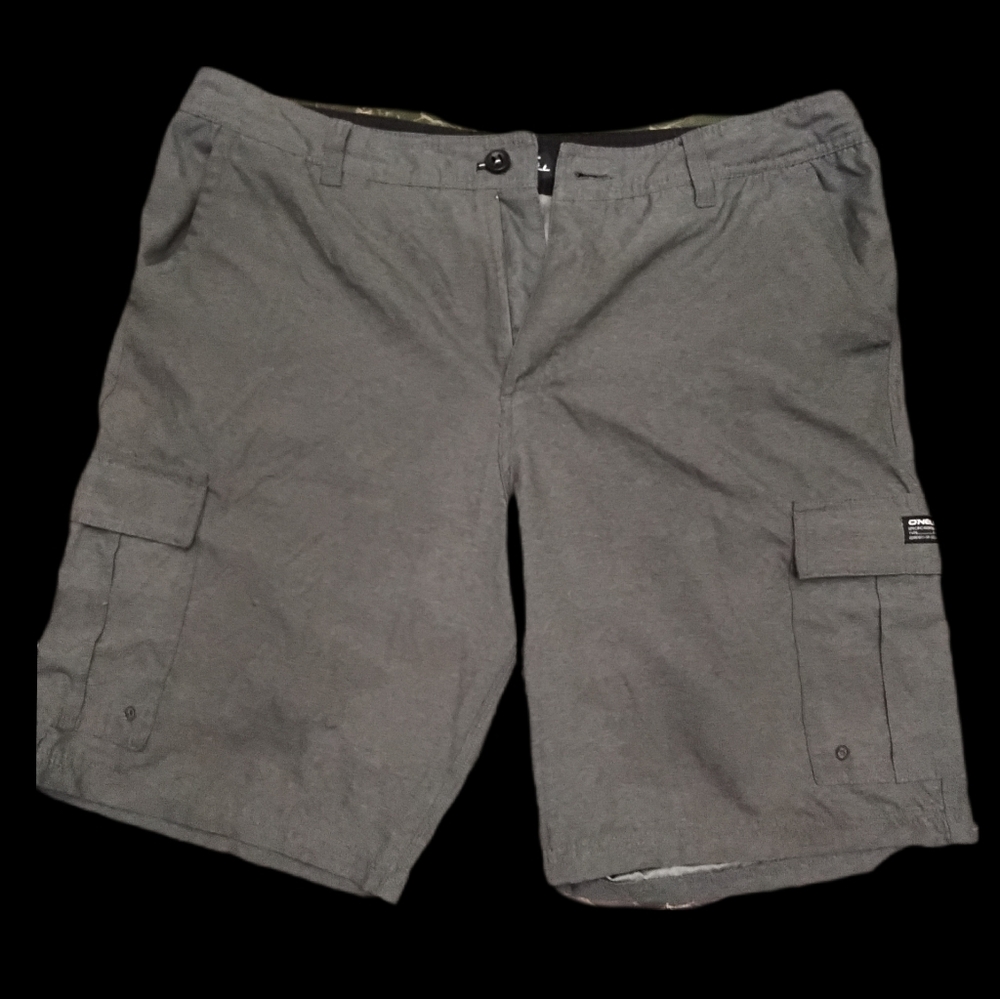 O'Neill Swift Heather Grey Men's Cargo Shorts Size‎ 38